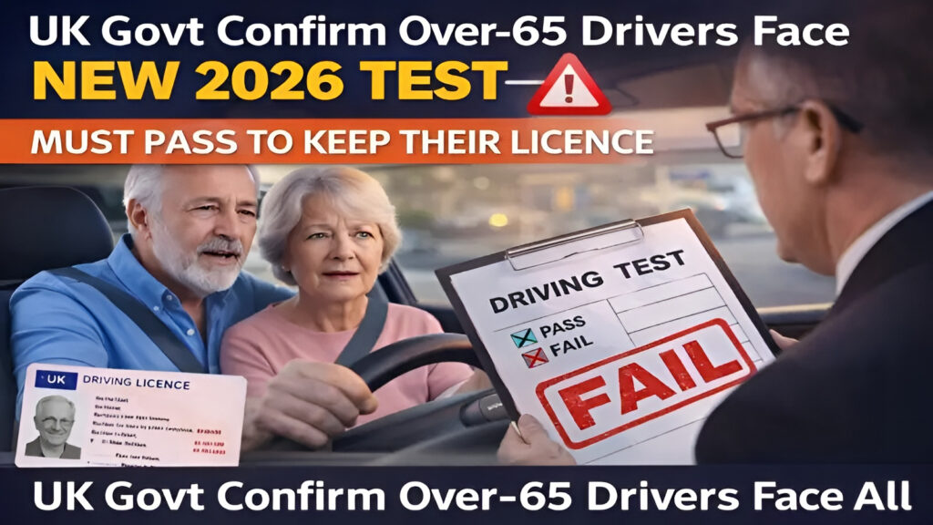UK Govt Confirm Over-65 Drivers Face New 2026 Test