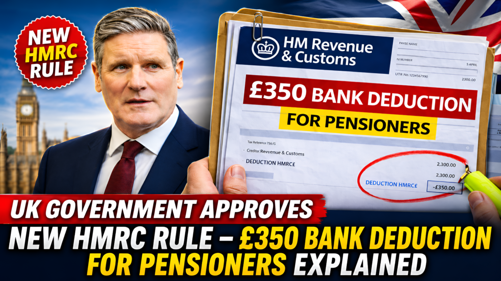 HMRC £350 Bank Deduction for Pensioners