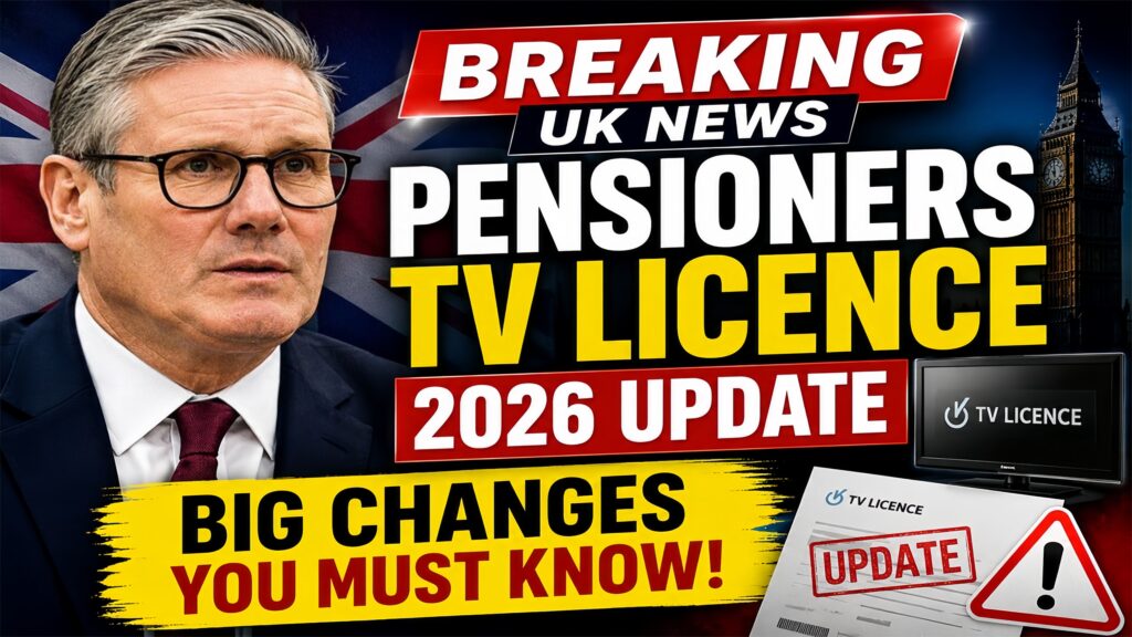 UK Pensioners TV Licence 2026 Update